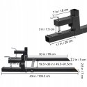 VEVOR Widły do Palet Udźwig 907Kg I Długość 109cm i Regulowany Stabilizator