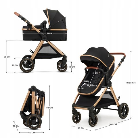 Wózek wielofunkcyjny 3w1 Kinderkraft ESME z fotelikiem MINK PRO Wózek wielofunkcyjny 3w1 Kinderkraft ESME z fotelikiem MINK PRO