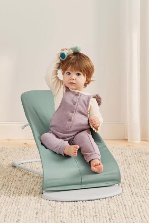 BABYBJORN leżaczek BALANCE SOFT WOVEN JERSEY Jasnoszałwiowy /Szary BABYBJORN leżaczek BALANCE SOFT WOVEN JERSEY Jasnoszałwiowy /Szary