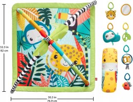 Fisher-Price mata edukacyjna 3w1 Tropikalny Las
