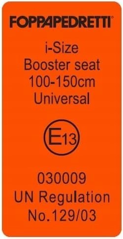 Foppapedretti fotelik samochodowy Time I-Size isofix 100 do 150 cm 3-12 lat Foppapedretti fotelik samochodowy Time I-Size isofix 100 do 150 cm 3-12 lat