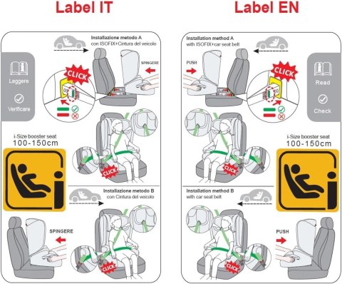 Foppapedretti fotelik samochodowy Time I-Size isofix 100 do 150 cm 3-12 lat Foppapedretti fotelik samochodowy Time I-Size isofix 100 do 150 cm 3-12 lat
