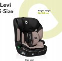 Fotelik 76-100cm 9-36kg SZEROKIE SIEDZISKO I-SIZE Lionelo Levi Beige