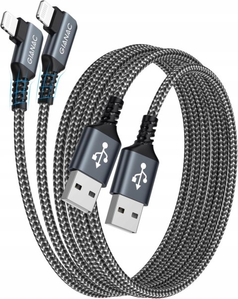 Kabel Gianac USB Lightning iPhone 2x 2 m