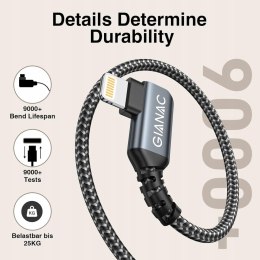 Kabel Gianac USB Lightning iPhone 2x 2 m
