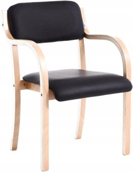 Krzesło do poczekalni Teqler z podłokietnikami T-135663