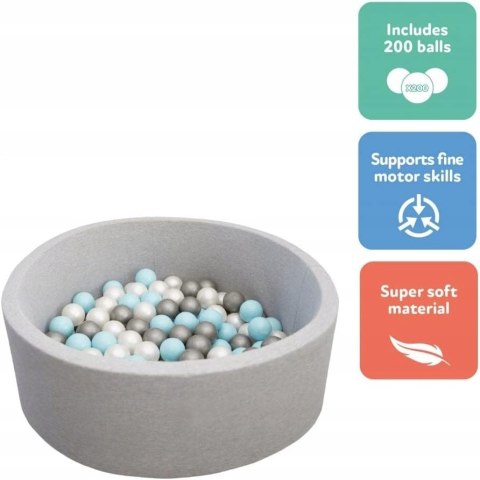 NUBY Basen Suchy z Kulkami 200szt. NUBY Basen Suchy z Kulkami 200szt.