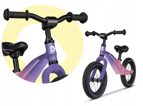 ROWEREK BIEGOWY Lionelo Bart AIR | KOŁA POMPOWANE | Pink Violet różowy ROWEREK BIEGOWY Lionelo Bart AIR | KOŁA POMPOWANE | Pink Violet różowy