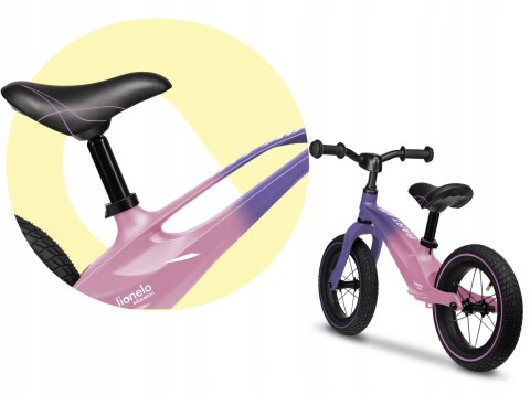ROWEREK BIEGOWY Lionelo Bart AIR | KOŁA POMPOWANE | Pink Violet różowy ROWEREK BIEGOWY Lionelo Bart AIR | KOŁA POMPOWANE | Pink Violet różowy