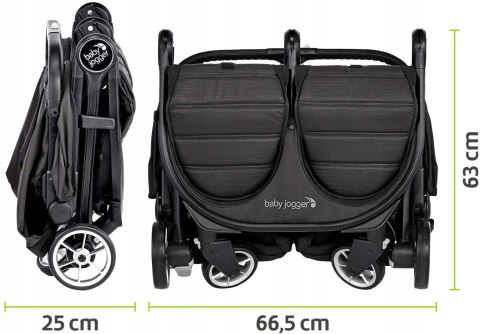 Wózek Baby Jogger City Tour 2 Double Black Wózek Baby Jogger City Tour 2 Double Black