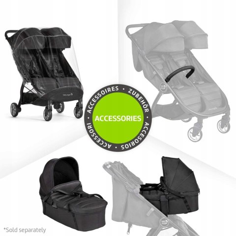 Wózek Baby Jogger City Tour 2 Double Black Wózek Baby Jogger City Tour 2 Double Black