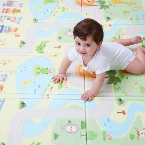 BABYMATTE Mata Dziecięca Piankowa 180x200x1.5cm Wodoodporna Składana BABYMATTE Mata Dziecięca Piankowa 180x200x1.5cm Wodoodporna Składana