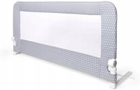 Barierka do łóżka Interbaby składana 150 cm szara Barierka do łóżka Interbaby składana 150 cm szara