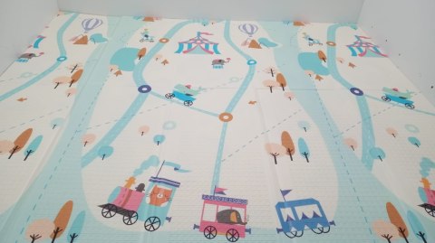 Mata XL Składana dla niemowląt dwustronna 150 x 180 cm Mata XL Składana dla niemowląt dwustronna 150 x 180 cm