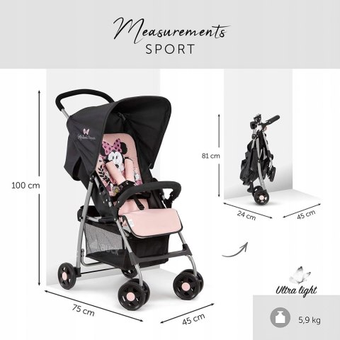 WÓZEK SPACEROWY HAUCK Disney Sport WÓZEK SPACEROWY HAUCK Disney Sport
