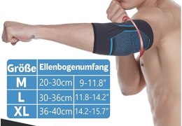 Bandaż Sciągacz na łokcie Unisex Loboinre do sportów L