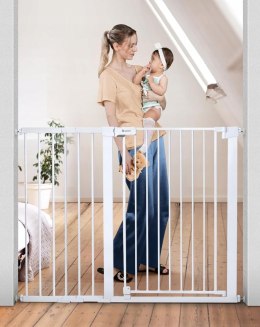 Barierka na schody Comomy rozporowa biała 75-124 cm