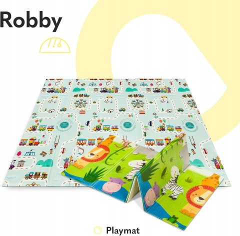 LIONELO ROBBY Mata dla dziecka składana 200x180cm LIONELO ROBBY Mata dla dziecka składana 200x180cm