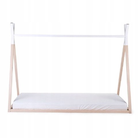 Łóżeczko drewniane CHILDHOME 90 x 200 cm biały Łóżeczko drewniane CHILDHOME 90 x 200 cm biały