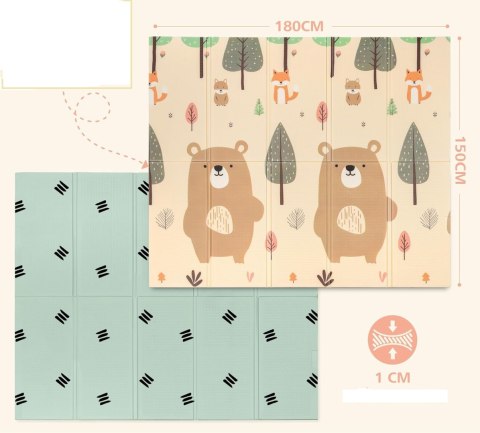 Sweety Fox Play mat składana mata do raczkowania 150x180cm Sweety Fox Play mat składana mata do raczkowania 150x180cm
