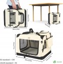 VOUNOT SKŁADANA TORBA PODRÓŻNA TRANSPORTER DLA ZWIERZĄT KOTA PSA 60x44x44cm