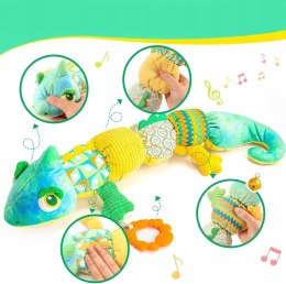 Zabawka Sensoryczna Dla Niemowląt Pluszowa Kameleon