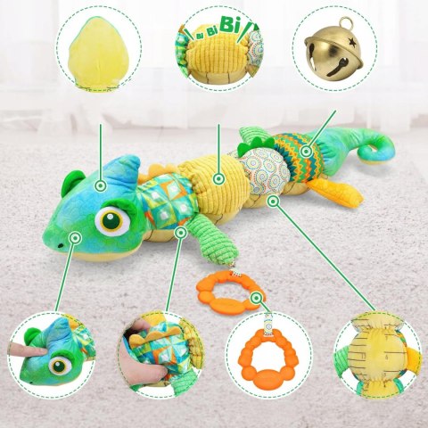 Zabawka Sensoryczna Dla Niemowląt Pluszowa Kameleon Zabawka Sensoryczna Dla Niemowląt Pluszowa Kameleon