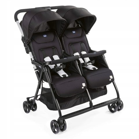 Chicco ohlala twin wózek podwójny bliźniaczy Black Chicco ohlala twin wózek podwójny bliźniaczy Black