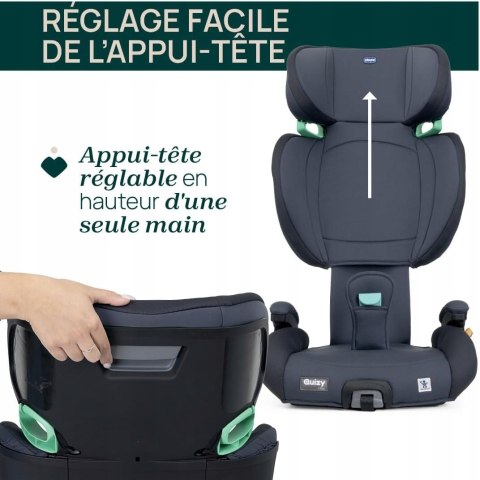 Fotelik Chicco Quizy i-Size 3-12 lat (100-150 cm) Blue Fotelik Chicco Quizy i-Size 3-12 lat (100-150 cm) Blue