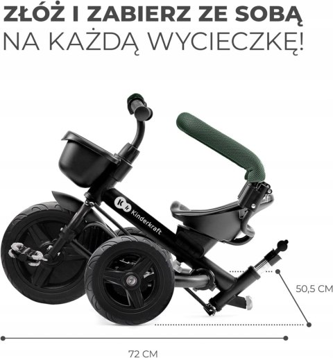 ROWEREK TRÓJKOŁOWY Aston Kinderkraft Zielony ROWEREK TRÓJKOŁOWY Aston Kinderkraft Zielony