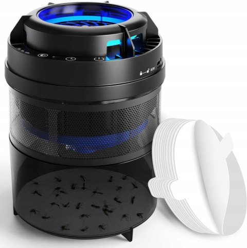 VEGREM Elektryczna pułapka na owady 6W lampa na komary muchy 365 nm UV VEGREM Elektryczna pułapka na owady 6W lampa na komary muchy 365 nm UV