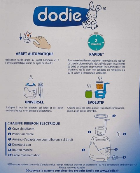 Dodie Elektryczny podgrzewacz do butelek Dodie Elektryczny podgrzewacz do butelek