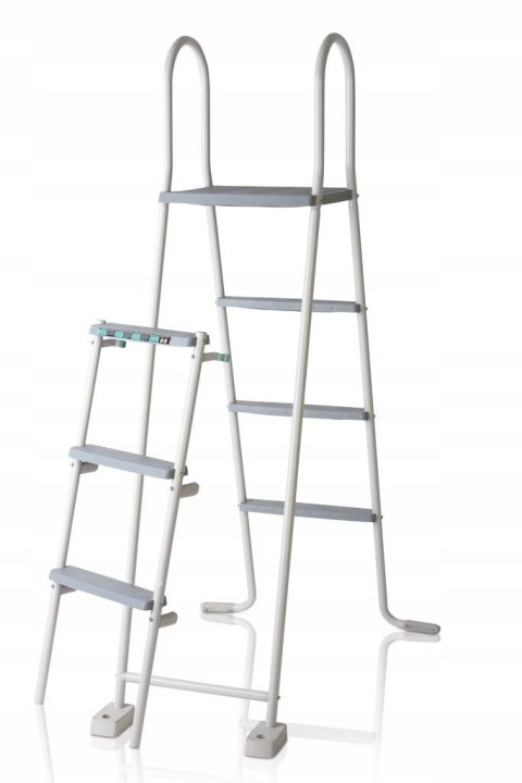 Gre ES1213 Drabinka basenowa biała 138cm Gre ES1213 Drabinka basenowa biała 138cm