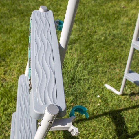 Gre ES1213 Drabinka basenowa biała 138cm Gre ES1213 Drabinka basenowa biała 138cm
