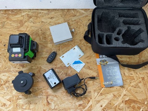 Poziomica Lasera Krzyżowego, 4 X 360° Cztery Przełączane Linie Płaszczyzn Poziomica Lasera Krzyżowego, 4 X 360° Cztery Przełączane Linie Płaszczyzn