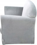SOFA Dla Dzieci ROBA LIL WELUROWA JASNO-SZARA