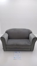 SOFA Dla Dzieci ROBA LIL WELUROWA JASNO-SZARA