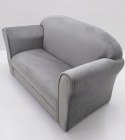 SOFA Dla Dzieci ROBA LIL WELUROWA JASNO-SZARA