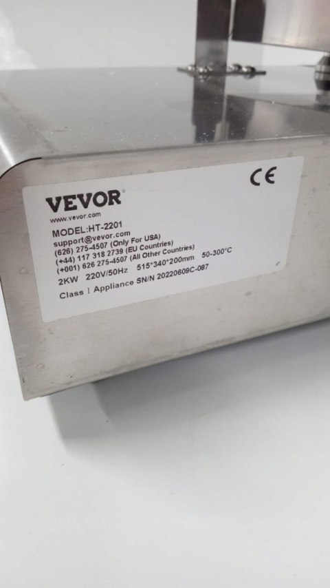 VEVOR Gofrownica Belgijski wafel 1600 W VEVOR Gofrownica Belgijski wafel 1600 W