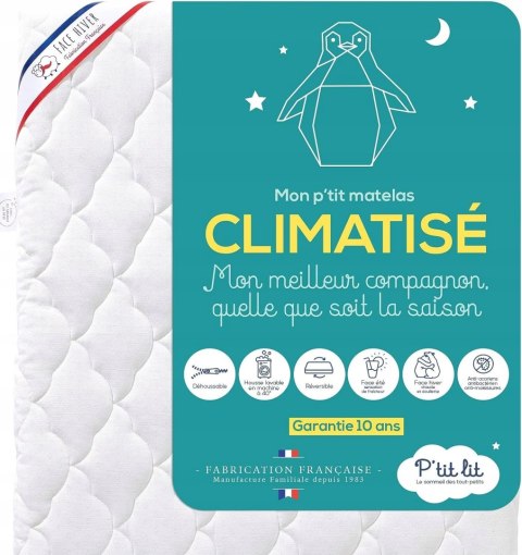 Materac P`tit lit Blanc 140 x 70 x 12 cm Materac P`tit lit Blanc 140 x 70 x 12 cm