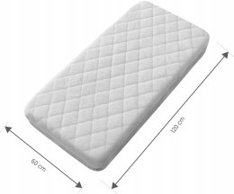 Ochraniacz na materac Frotte 60 x 120 cm biały