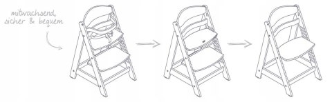ROBA Krzesełko do karmienia Sit Up III white ROBA Krzesełko do karmienia Sit Up III white
