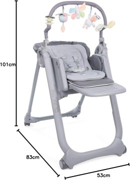 Chicco Polly Magic Relax KRZESEŁKO 3W1 graphite