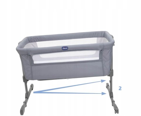 Chicco next2me Essential łóżeczko do 9kg grey Chicco next2me Essential łóżeczko do 9kg grey