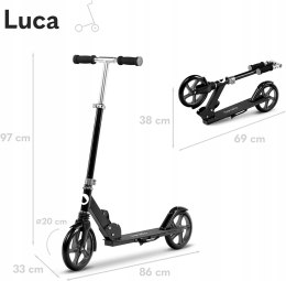Hulajnoga Składana Lionelo Luca czarna
