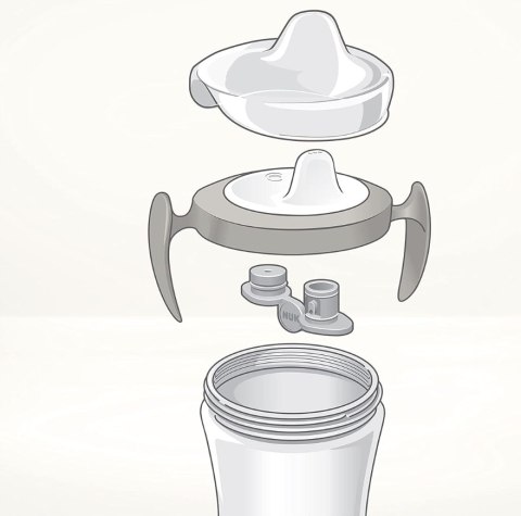 Kubek niekapek NUK Trainer Cup 230 ml 6m+ Kubek niekapek NUK Trainer Cup 230 ml 6m+