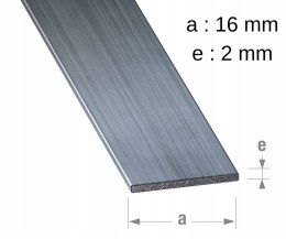 Płaskownik Stalowy CQFD 16 x 2 mm x 1 m