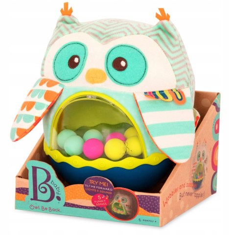 B.Toys sowa Zabawka sensoryczna Be Back B.Toys sowa Zabawka sensoryczna Be Back