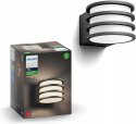 Kinkiet zewnętrzny ogrodowy Lucca grafitowy IP44 E27 Philips Hue