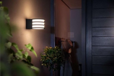 Kinkiet zewnętrzny ogrodowy Lucca grafitowy IP44 E27 Philips Hue Kinkiet zewnętrzny ogrodowy Lucca grafitowy IP44 E27 Philips Hue